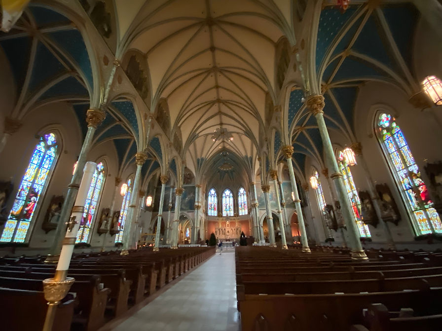 Cathedral of St John Flannery O'Connor's church Savannah Georgia literary sites churches