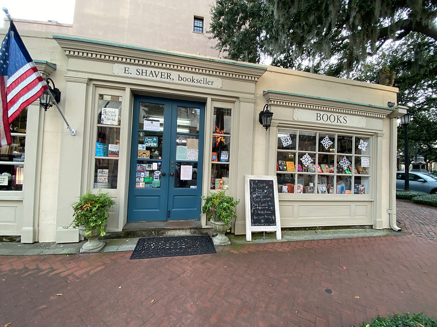 E Shaver bookseller unique bookstore indie bookshop savannah georgia bookstores savannah bookstores