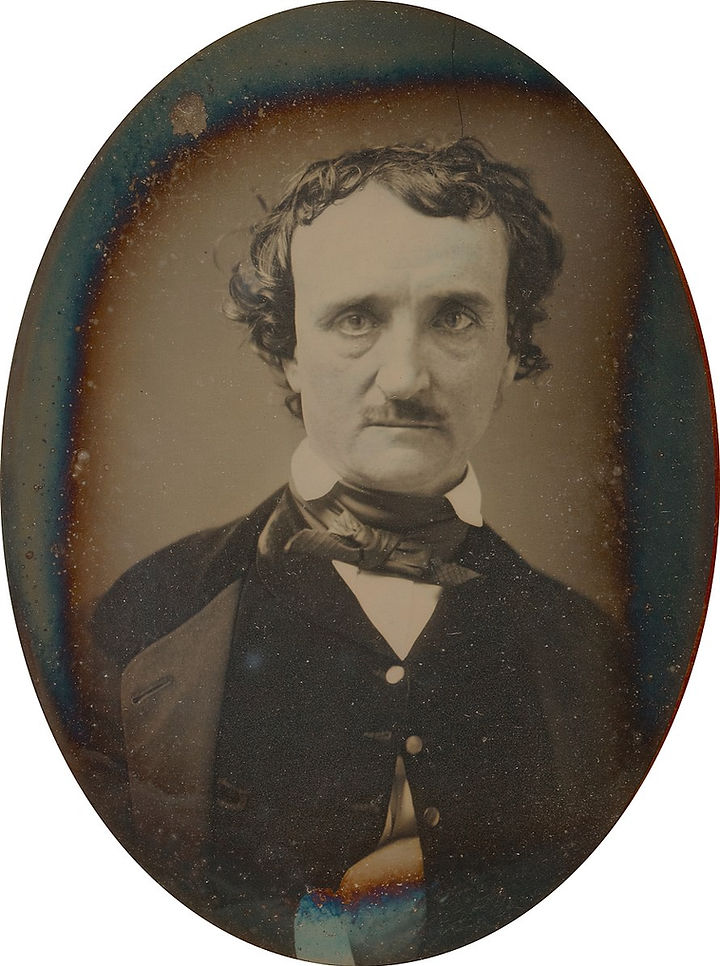 edgar allan poe american writer portrait