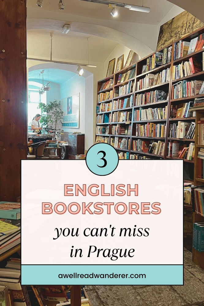 English bookstores in Prague book bar book cafe The Globe bookstore and cafe shakespeare and sons indie bookstores
