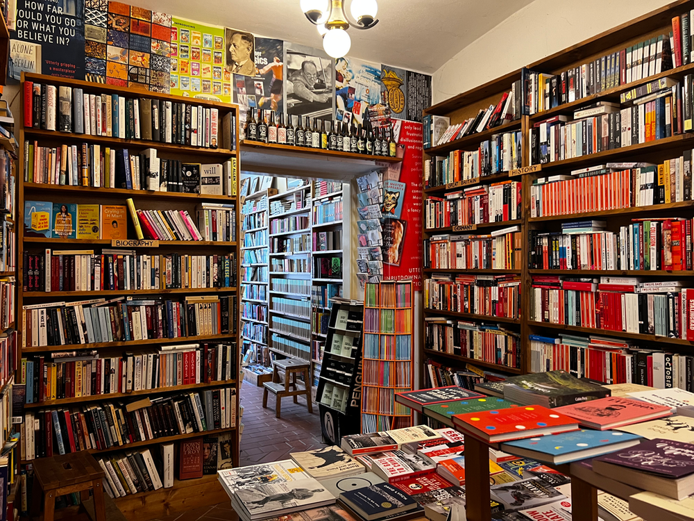 English bookstores in Prague book bar book cafe The Globe bookstore and cafe shakespeare and sons indie bookstores