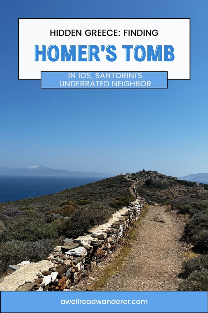 homer's tomb ios island greece homer's odyssey death of homer underrated greek island