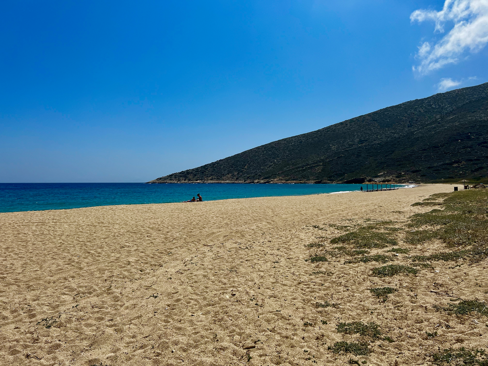 One of the many secluded beaches of Ios, Greece homer's tomb ios island greece homer's odyssey death of homer