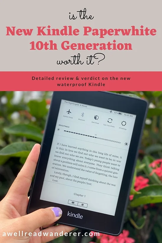 KINDLE PAPERWHITE 10TH GEN EREADER | 8GB WIFI 6 DISPLAY WITH ADS - 2018  RELEASE