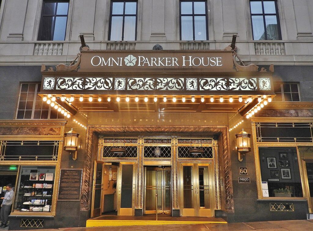 omni parker house charles dickens omni parker hotel haunted history