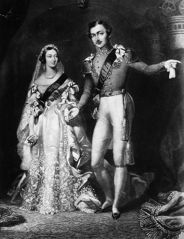 victoria and albert wedding day charles dickens public domain image