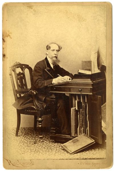 charles dickens by rockwood charles dickens facts public domain image