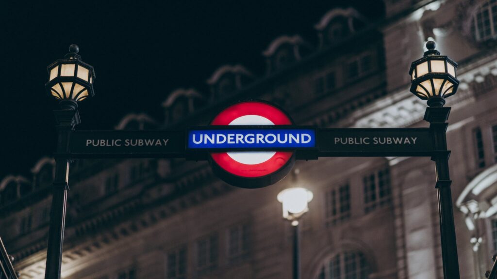 london underground on harry potter walking tour