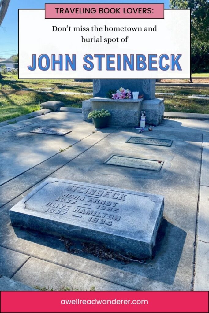 john steinbeck grave pin for pinterest