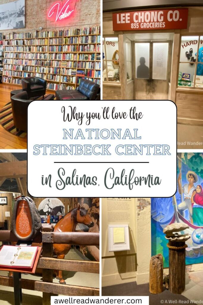 pinterest pin for the steinbeck center in salinas
