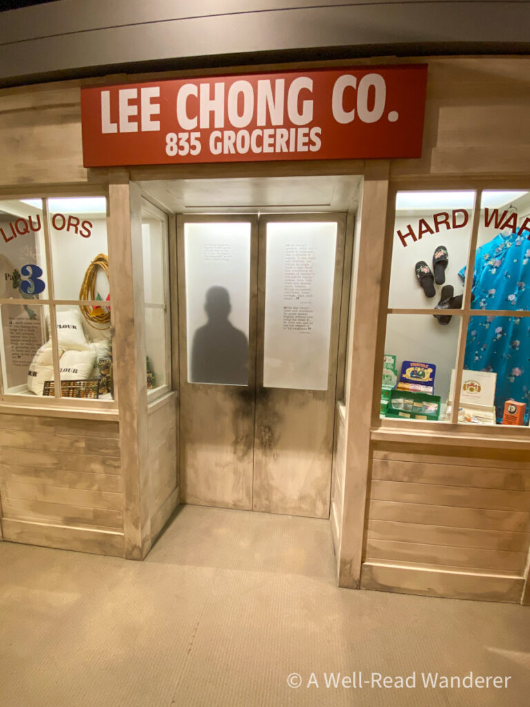 exterior of lee chong grocery store inside steinbeck museum