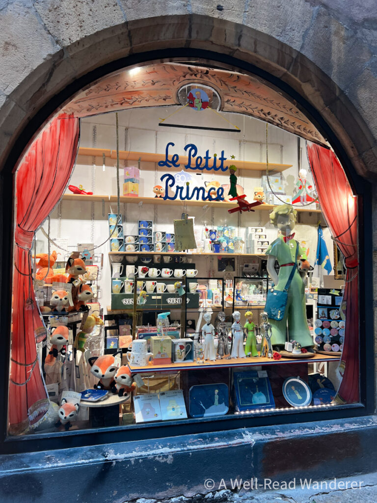 le petit prince gift shop in lyon france