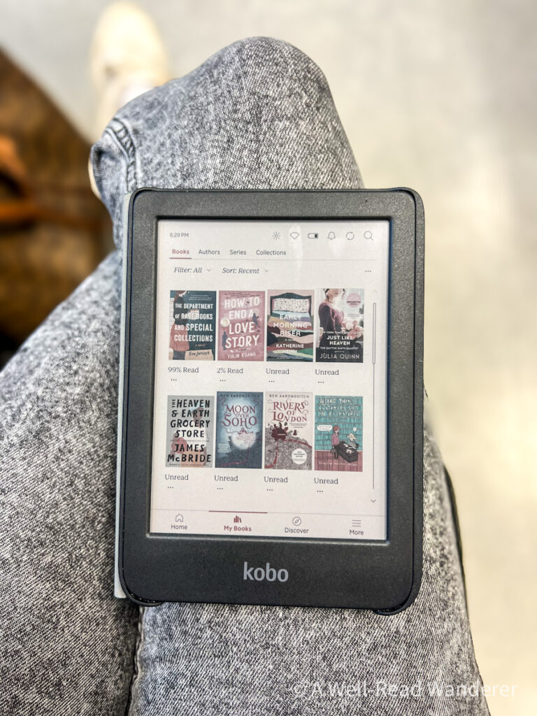 kobo clara colour 2e library view