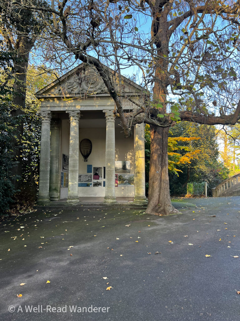 neoclassical building in sydney gardens bath on a jane austen tour