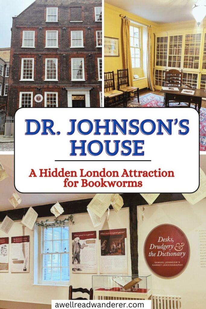 dr johnsons house london pin for pinterest