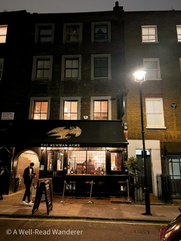 exterior of a historic london pub